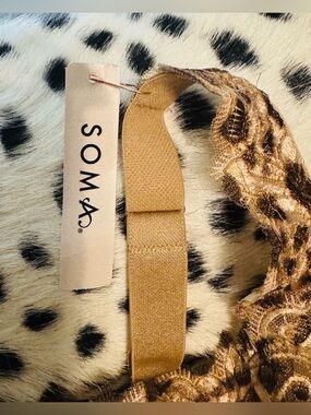 SOMA Animal Print Lace Bra